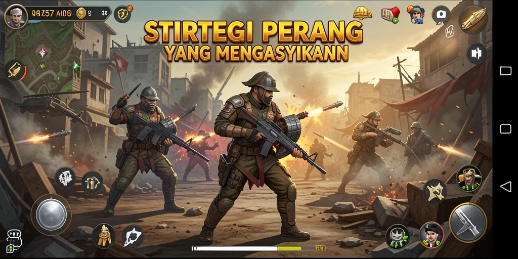 Tampilkan aksi pertempuran seru dalam 2757.