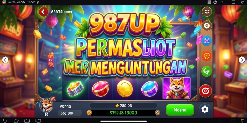Tampilan menarik dari gameplay Slot di 987UP.