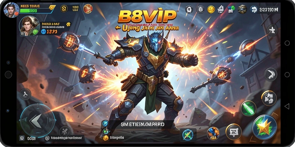 Gambar menampilkan aksi seru dalam game B8VIP yang mendebarkan.
