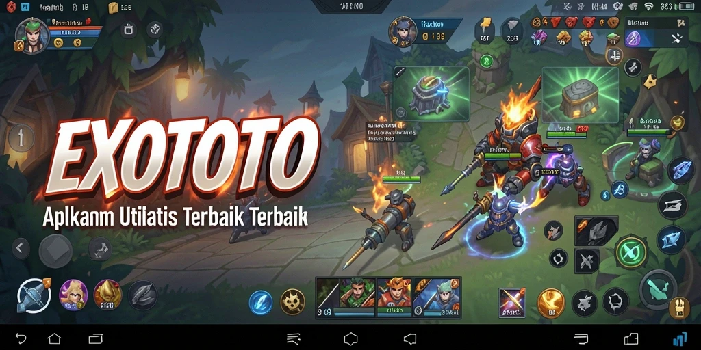 Tampilan antarmuka pengguna EXOTOTO yang ramah dan intuitif.