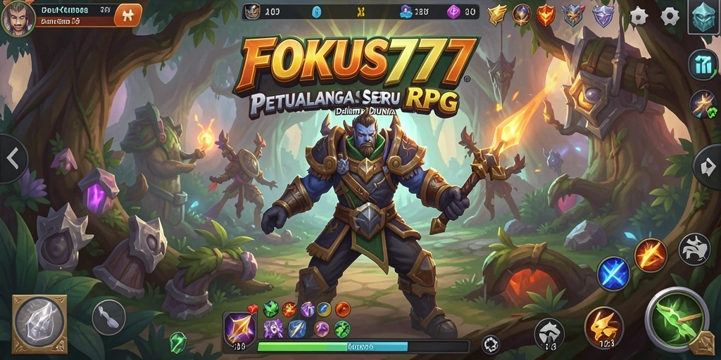 Gameplay RPG menegangkan di FOKUS777 dengan karakter unik.