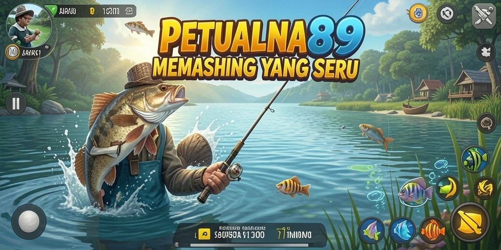 Screenshot JAYA89 menampilkan gameplay memancing yang mengasyikkan.