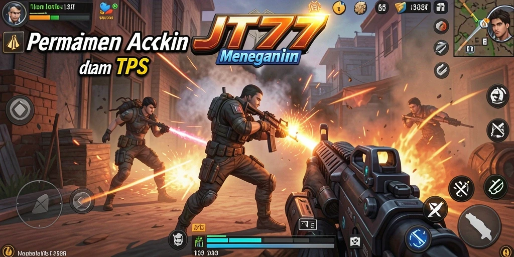 Tampilan gameplay JT777 yang mendebarkan dan penuh aksi.