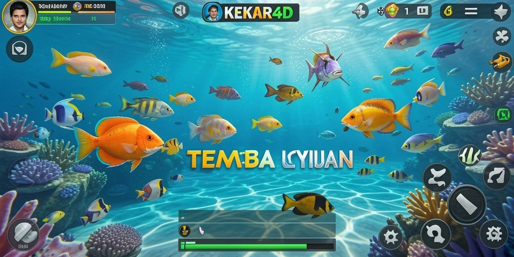 Tampilan gameplay KEKAR4D yang menarik dan penuh aksi Tembak Ikan.