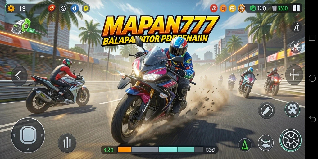 Tampilan gameplay yang intens dan penuh aksi di MAPAN777.