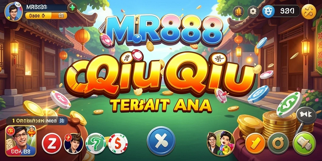 Tampilan utama MR888 menampilkan keseruan permainan QiuQiu yang menggugah selera.