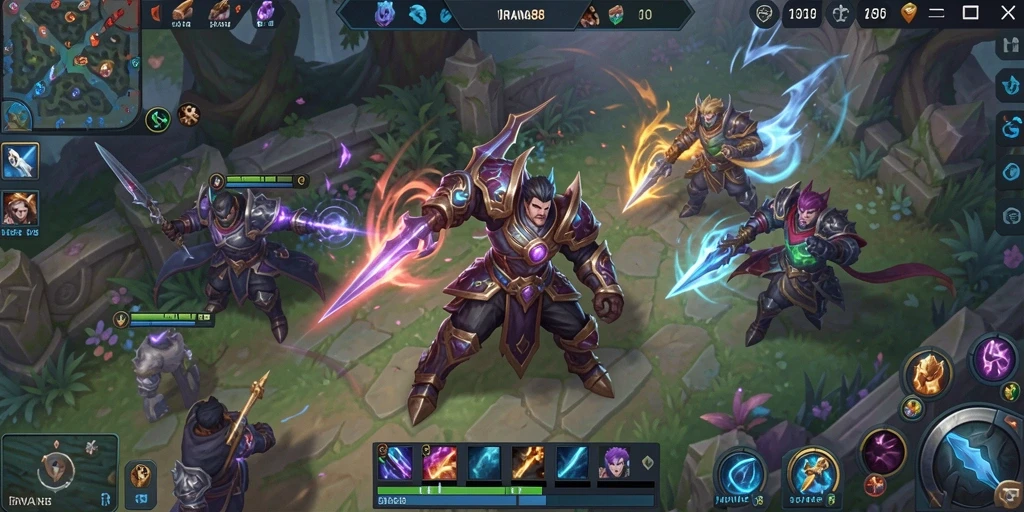 Tampilan gameplay seru di NIRWANA88 dengan strategi dan kerja tim.