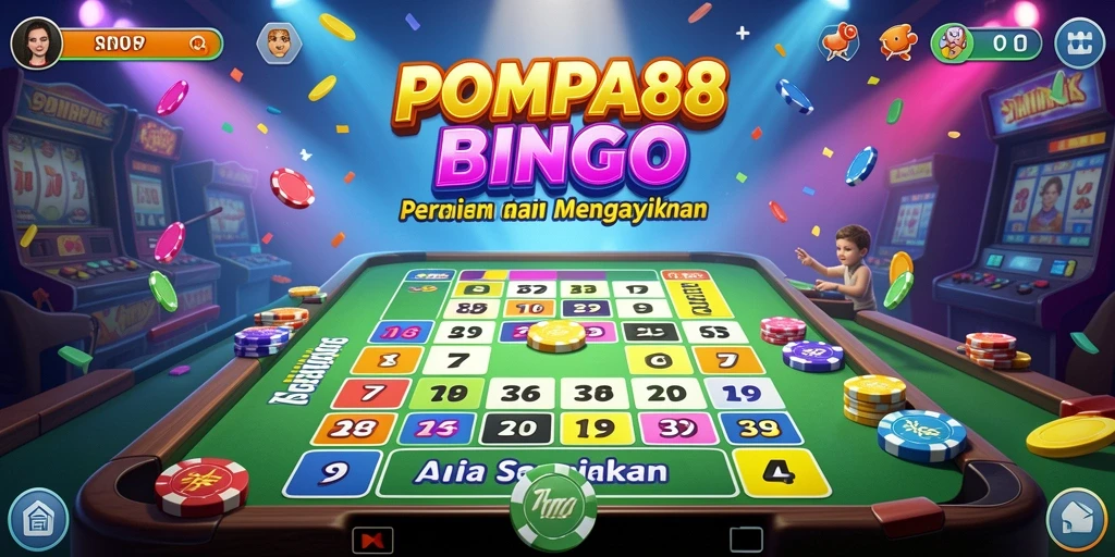 Tangkapan layar POMPA88 menampilkan pengalaman permainan Bingo yang seru dan interaktif.