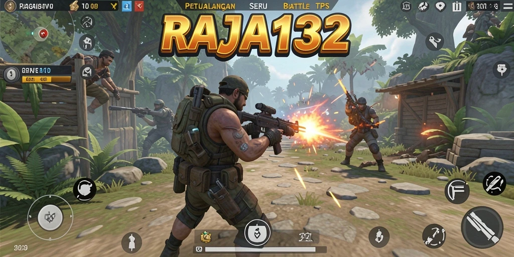 Tampilan gameplay seru di RAJA132 dengan aksi pertempuran yang memukau.