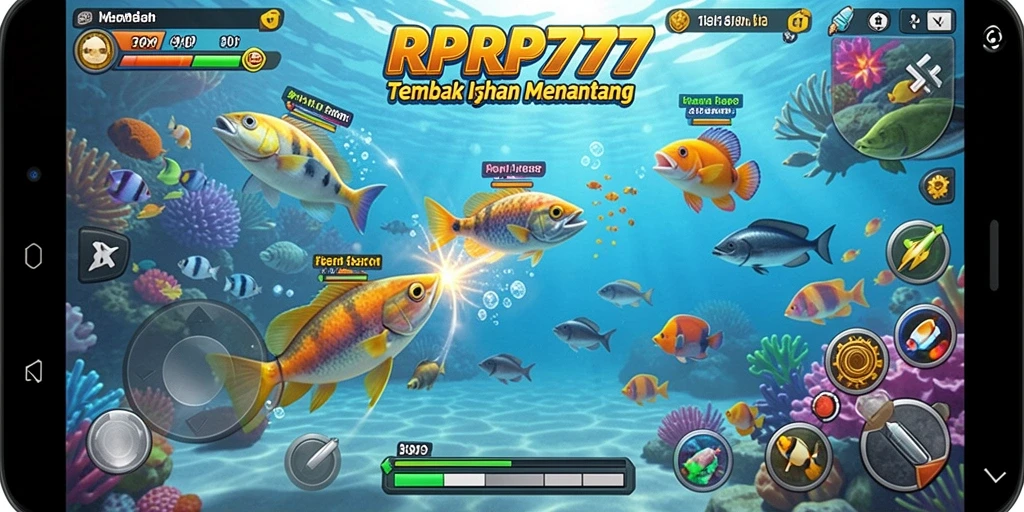 Gameplay seru menembak ikan di RPRP777.