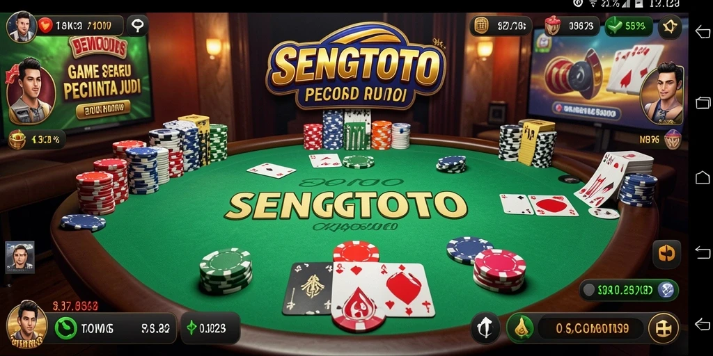 Gameplay SENGTOTO yang menegangkan dalam permainan Poker.