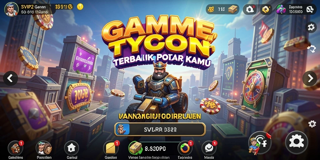 Screenshot gameplay SVIP2 menampilkan aktivitas manajemen bisnis yang seru.